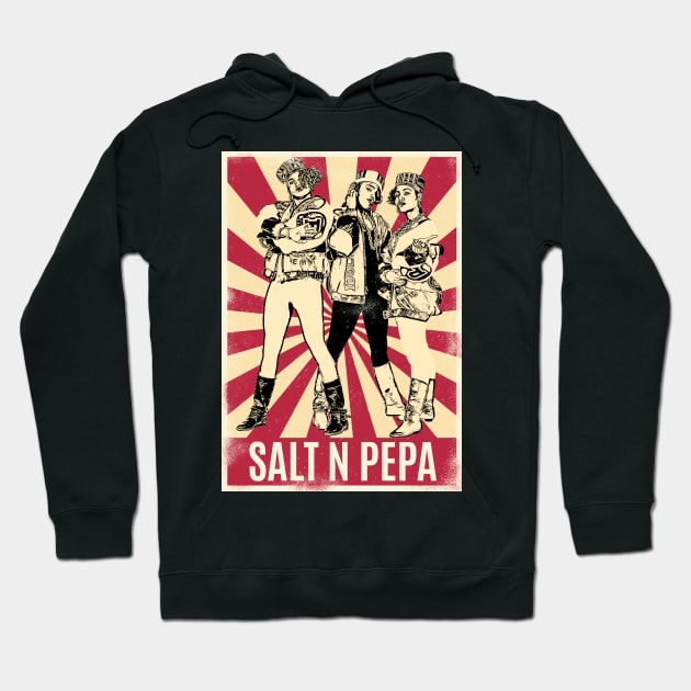 Retro Vintage Salt N Pepa Hoodie by Play And Create